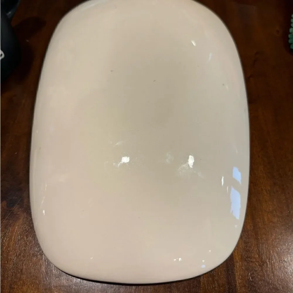 Brock Pottery Forever Yours Vintage MCM Platter